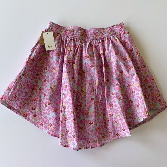 NWT Tea Collection Ditsy Shirttail Girl Skirt 12 Years - Picture 8 of 9